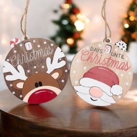 CONTO ALLA ROVESCIA NATALIZIO CON BABBO NATALE E RENNA