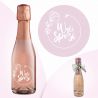 BOTTIGLIA PROSECCO BRUT ROSA PERSONALIZZATA PER GLI SPOSI