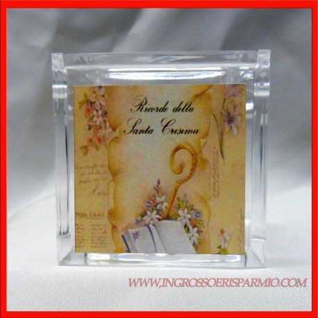 SCATOLA PLEX SANTA CRESIMA CONFETTATA ECONOMICA OFFERTA STOCK FAI DA TE
