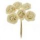 ROSELLINA AVORIO DECORAZIONI FIORI FINTI