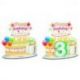 DECORAZIONE TORTA HAPPY BIRTHDAY CON PALLONCINI