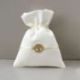 SACCHETTO PORTACONFETTI ANGIOLETTO STRASS BATTESIMO COMUNIONE CRESCIMA