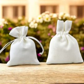 SACCHETTI PORTACONFETTI ECONOMICI BIANCHI PER EVENTI SPECIALI