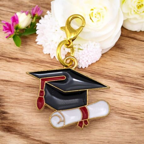 CIONDOLO TOCCO PERGAMENA LAUREA ECONOMICI ORIGINALE UOMO DONNA