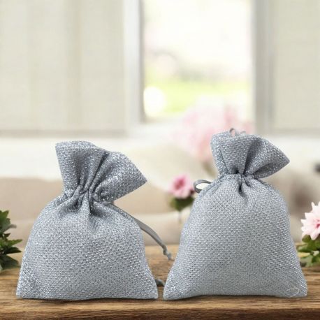 SACCHETTI PORTACONFETTI ECONOMICI PER ANNIVERSARIO NOZZE ARGENTO