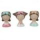 VASO PORTAPIANTE CON VISO DI DONNA ASSORTITO IN TRE MODELLI, BOMBONIERE ORIGINALI EVENTO