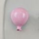 MAGNETE PALLONCINO ROSA PER NASCITA E BATTESIMO FEMMINUCCIA