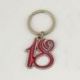 PORTACHIAVE NUMERO DICIOTTO ROSSO PER DICIOTTESIMO
