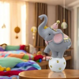 ELEFANTINO CIRCUS: BATTESIMO BIMBA, FEMMUCCIA, ORIGINALE, PRIMO COMPLEANNO