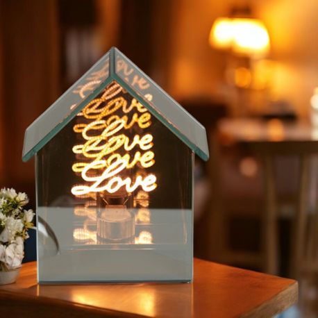 LAMPADA LED LOVE CASA LUMINOSA MATRIMONIO ANNIVERSARIO