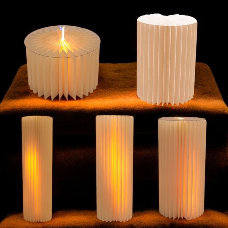 COLONNA CARTA LED EVENTI COMUNIONE CRESIMA MATRIMONIO ANNIVERSARIO