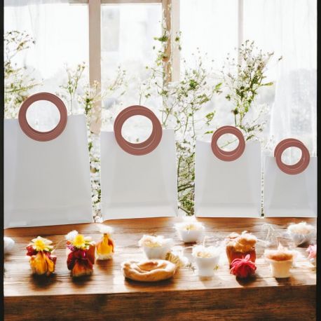 BORSETTA MANICO TONDO PER MATRIMONIO E COMUNIONE