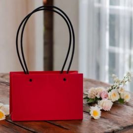 BUSTA RETTANGOLARE ROSSA IMPERMEABILE CON MANICI PER OGNI EVENTO