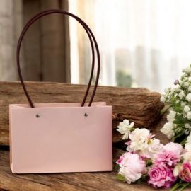 BUSTA RETTANGOLARE ROSA IMPERMEABILE CON MANICI PER OGNI OCCASIONE