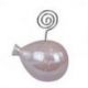 MEMOCLIP PALLONCINO ROSA PERLATO "SOLO CHI SOGNA IMPARA A VOLARE"