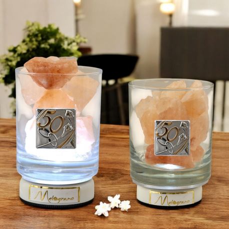 LAMPADA LED CON SALE DELL'HIMALAYA ANNIVERSARIO 50 ANNI