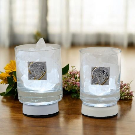 LAMPADA LED SALE HIMALAYA SACRA FAMIGLIA