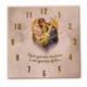 OROLOGIO QUADRATO CON SACRA FAMIGLIA E FRASE BOMBONIERE PARTICOLARI EVENTO