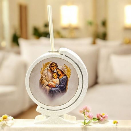 DIFFUSORE ESSENZA LED MAPPA MONDO SACRA FAMIGLIA BATTESIMO COMUNIONE CRESIMA