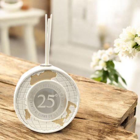 DIFFUSORE ESSENZA MONDO LED 25 ANNI INSIEME