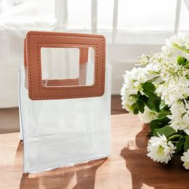 BUSTA QUADRATA ROSA WATERPROOF CON MANICI PER TUTTI GLI EVENTI