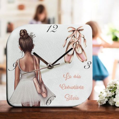 OROLOGIO RAFFINATO IN ECOPELLE CON BALLERINA E SCARPETTE DA BALLO