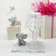 LUCE LED PORTAGIOIE ELEFANTINO CON AQUILONE PARTICOLARI ROSA BOMBONIERE BIMBA