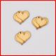 CUORI IN LEGNO APPLICAZIONE PER BOMBONIERE FAI DA TE MATRIMONIO, NASCITA, BATTESIMO, COMUNIONE