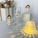 LUMETTO LED CON STATUINA BAMBINA IDEA REGALO PRIMA COMUNIONE ELEGANTE