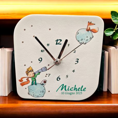 OROLOGIO ECOPELLE PICCOLO PRINCIPE BATTESIMO COMUNIONE PERSONALIZZABILE