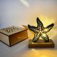 STELLA MARINA LEGNO LUMINOSA DECORAZIONE ARTIGIANALE MARE MATRIMONIO