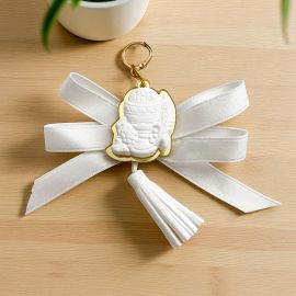 CIONDOLO PRIMA COMUNIONE CON FIOCCO E GESSETTO