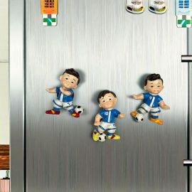 MAGNETI GIOCATORI CALCIO 3 VARIANTI ASSORTITE BOMBONIERE CON CONFETTATA