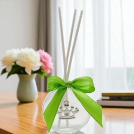 DIFFUSORE ESSENZA PARTICOLARE CON APPLICAZIONE CORONCINA CON STRASS