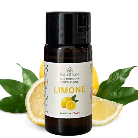 OLIO ESSENZIALE LIMONE PURO 100% NATURALE USO MULTIPLO MADE IN ITALY
