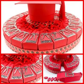 TORTA LAUREA MEDICINA CON CIONDOLO SIRINGA, TERMOMETRO E NAPPINA