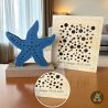 STELLA MARINA LEGNO LUMINOSA DECORAZIONE ARTIGIANALE MARE MATRIMONIO