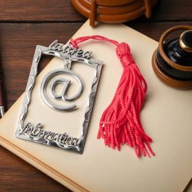 CIONDOLO LAUREA IN ZAMA PER INFORMATICA E WEB MARKETING CON NAPPINA APPLICAZIONI BOMBONIERE CHIOCCIOLA 