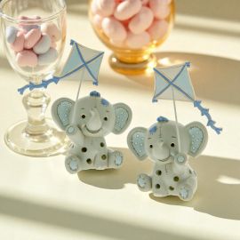 ELEFANTINO LED LUCE NOTTURNA CON AQUILONE BOMBONIERE BATTESIMO TEMA DUMBO