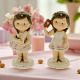 CONFETTATA COMUNIONE BAMBINA STATUINE IN RESINA