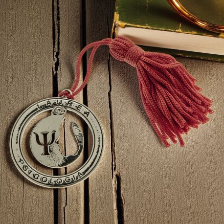 CIONDOLI MEDAGLIONI IN ZAMA BOMBONIERE LAUREA PSICOLOGIA