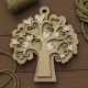 ACCESSORI BOMBONIERE ALBERO DELLA VITA CON CUORICINI BIANCHI DECORAZIONI ECONOMICHE