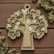 ACCESSORI BOMBONIERE ALBERO DELLA VITA CON CUORICINI BIANCHI DECORAZIONI ECONOMICHE
