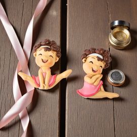 MAGNETE-CALAMITA IN RESINA: UN REGALO ALLA DANZA RITMICA