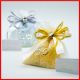 SACCHETTI CONFETTI ANNIVERSARIO DI MATRIMONIO ARGENTO/ORO PORTACONFETTI CONFETTATA NOZZE