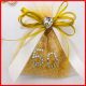 SACCHETTI CONFETTI ANNIVERSARIO DI MATRIMONIO ARGENTO/ORO PORTACONFETTI CONFETTATA NOZZE