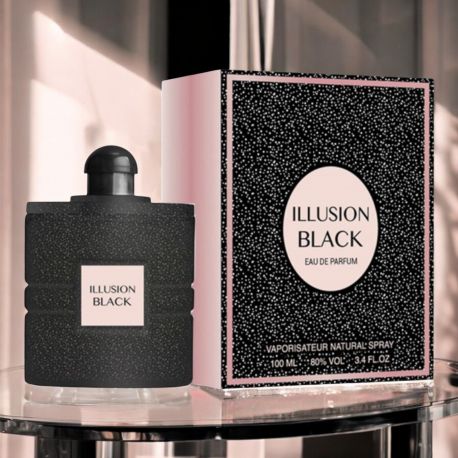 PROFUMO DONNA 100ML ILLUSION BLACK ELEGANTE FRAGRANZA