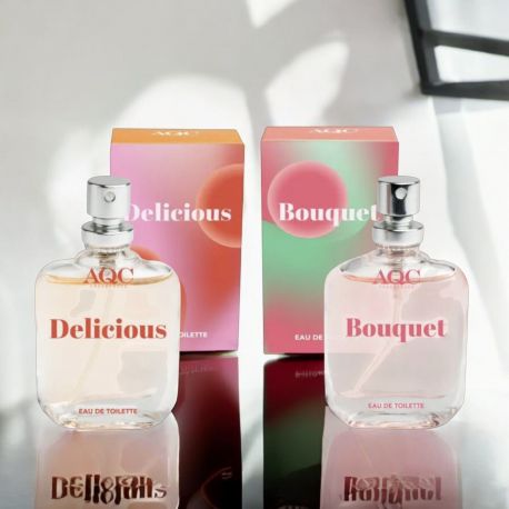 EAU DE TOILETTE DONNA "DELICIOUS" E "BOUQUET" PER COMUNIONE E MATRIMONIO
