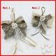 FIOCCO PORTACONFETTI JUTA E TULLE IDEE SEGNAPOSTO MATRIMONIO COMUNIONE SHABBY CHIC