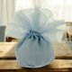 SACCHETTINO ELEGANTE PER CONFETTI IN COTONE E ORGANZA COLORATO